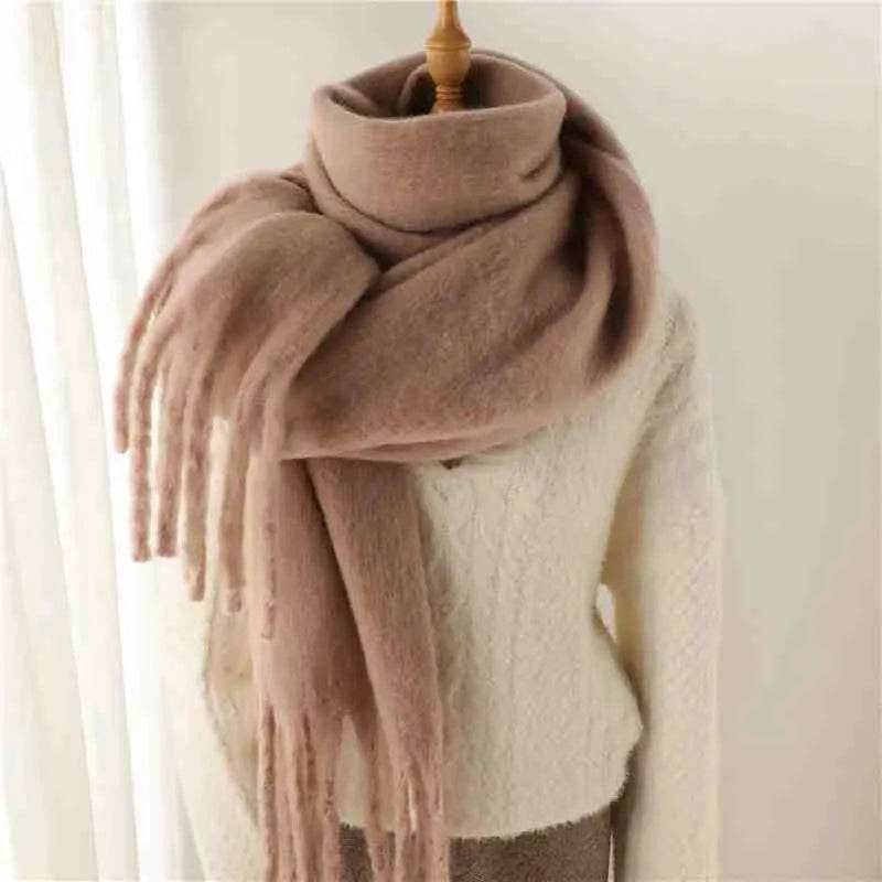 Women's Winter Scarf Cashmere Warm Soft Shawl - www.Shopthatapp.com