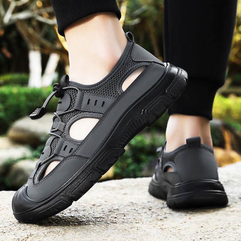 Summer Beach Hole Wading Rotating Button Sandals Men's Casual Shoes - www.Shopthatapp.com