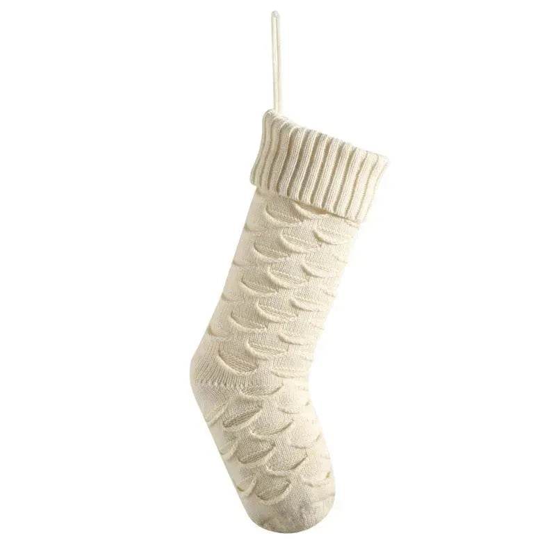 Christmas Gift Bag Decorative Socks Knitted Hanging Decoration - www.Shopthatapp.com