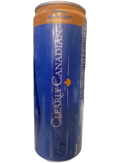 Clearly Canadian Sparkling Orchard Peach Cans 355ML - Canadian Edition - www.Shopthatapp.com