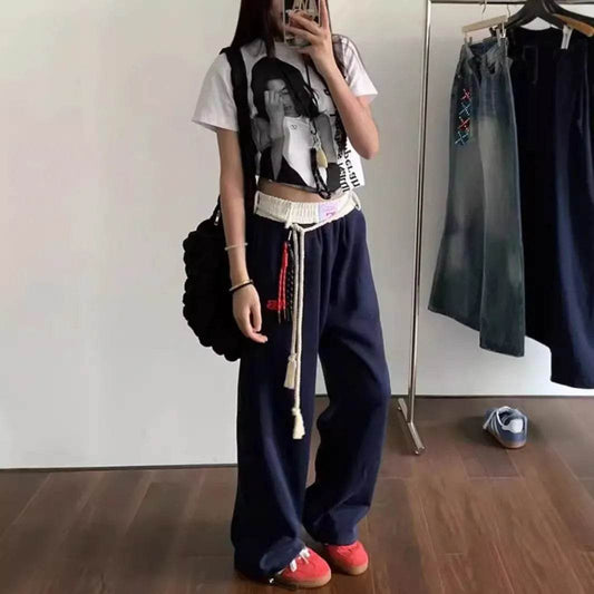 Sweatpant Women – High Waist Japanese & Korean Casual Pants - www.Shopthatapp.com