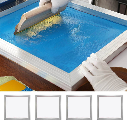 Screen Printing Kit, 4 Pieces Aluminum Silk Screen Printing Frames - www.Shopthatapp.com