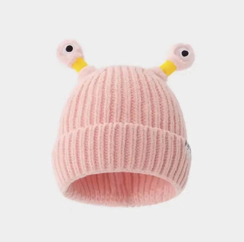 New Cute Luminous Fall Winter Warm Ear Protection Wool Cartoon All-matching Knitted Beanie Hat - www.Shopthatapp.com