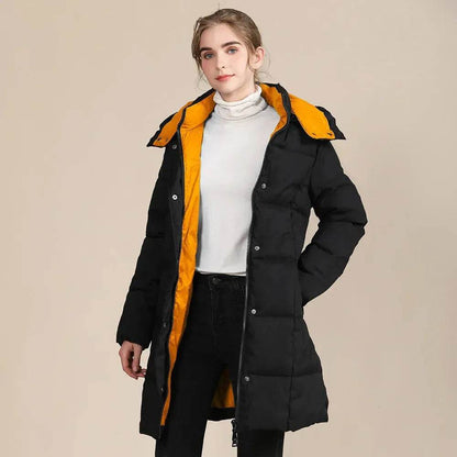 Unisex Hooded Winter Long Puffer coat - www.Shopthatapp.com