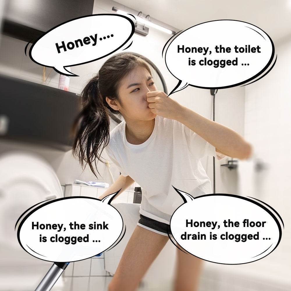 High Pressure Drain Opener Sink Floor waste Toilet pipe blockage unclog - www.Shopthatapp.com