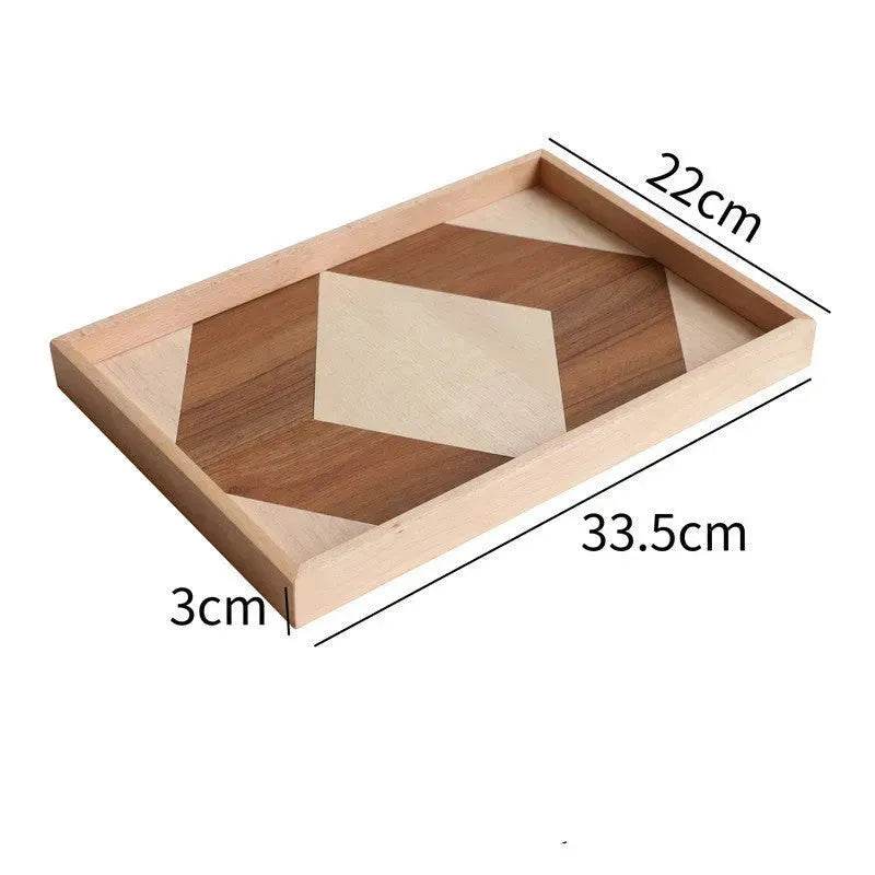 Acacia Wooden Serving Tray Decorative Tray - www.Shopthatapp.com
