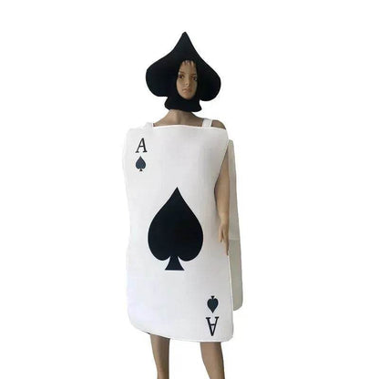 Unisex Poker Playing card costume Fun game costume - www.Shopthatapp.com