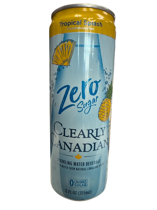 Clearly Canadian Zero Sugar Tropical Splash Flavour 355ML - Canadian Edition - www.Shopthatapp.com