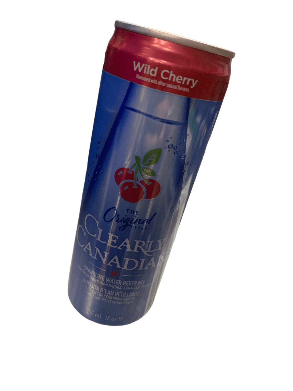 Clearly Canadian Sparkling Wild Cherry Cans 355ML - Canadian Edition - www.Shopthatapp.com