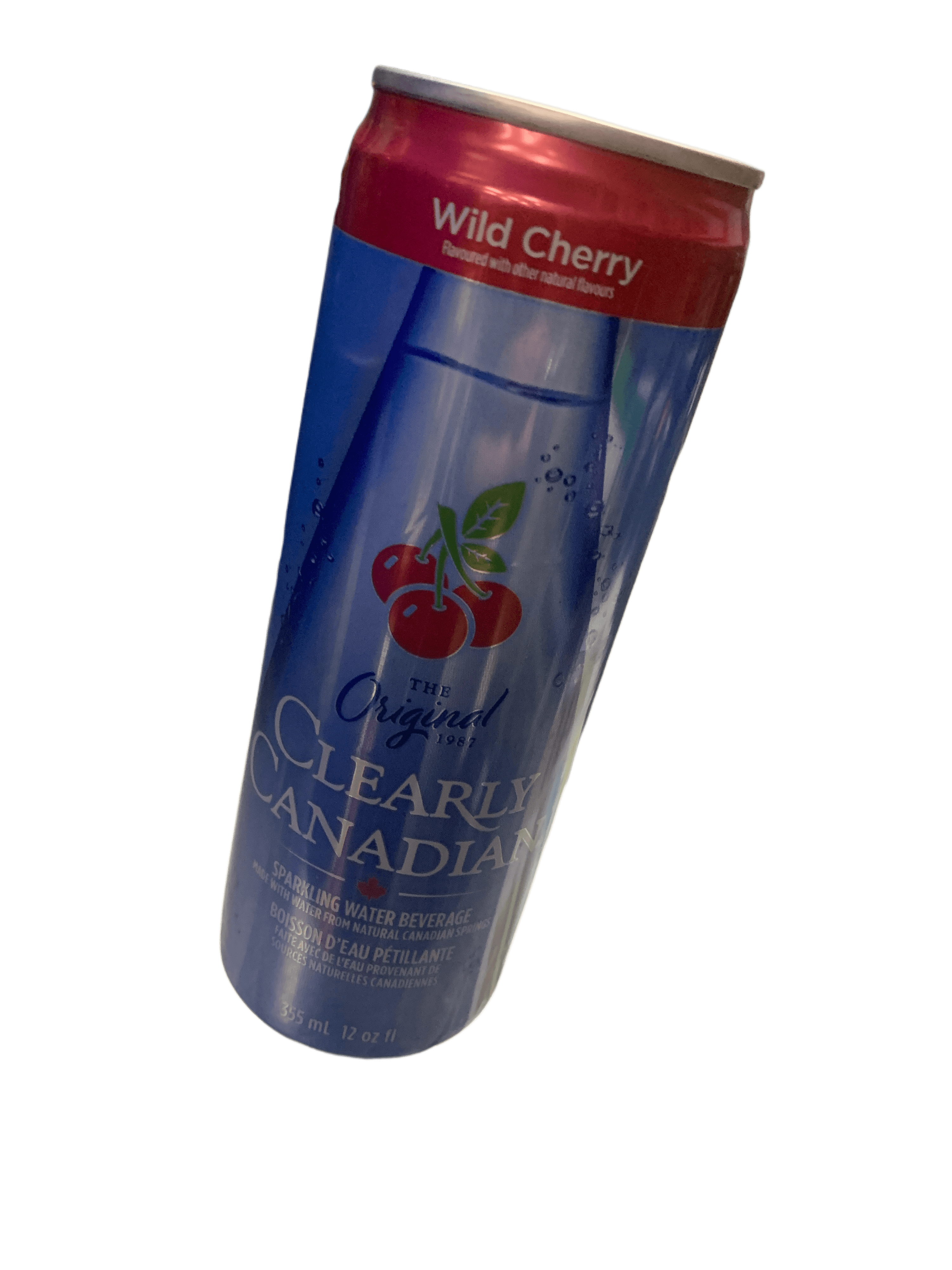 Clearly Canadian Sparkling Wild Cherry Cans 355ML - Canadian Edition - www.Shopthatapp.com