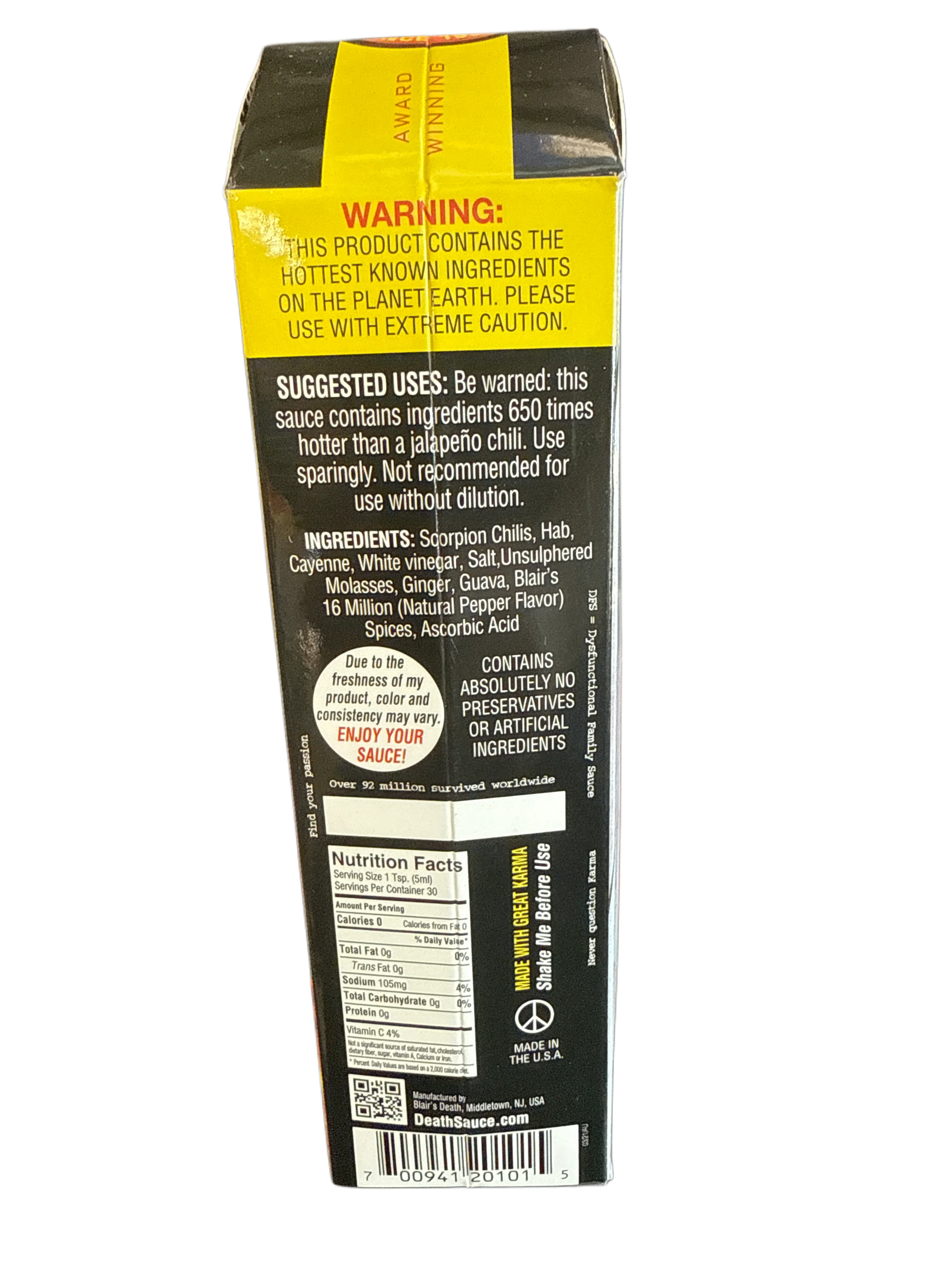 Blairs Mega Death Sauce 150ML - U.S Edition - www.Shopthatapp.com