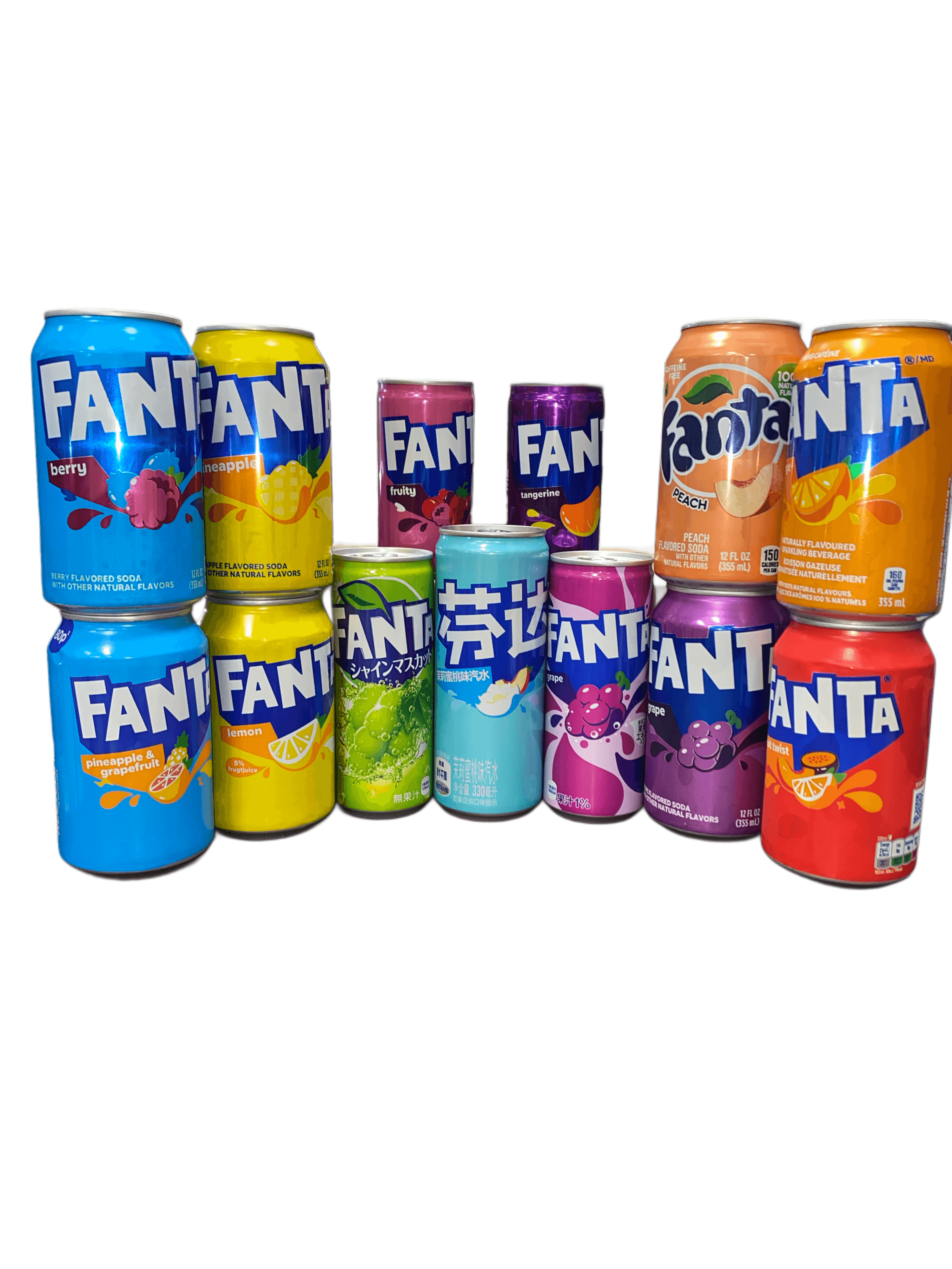 Fanta Mystery Bundle 5-Pack 🧡 – Exotic Flavours from Around the World - www.Shopthatapp.com