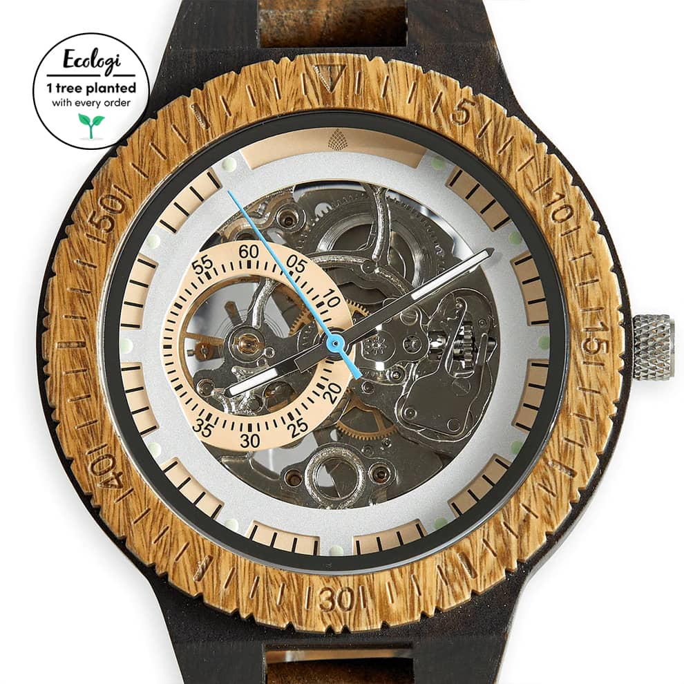The Hemlock: Wood Watch for Men - www.Shopthatapp.com