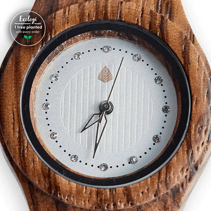Le Pin : Montre en bois pour femme