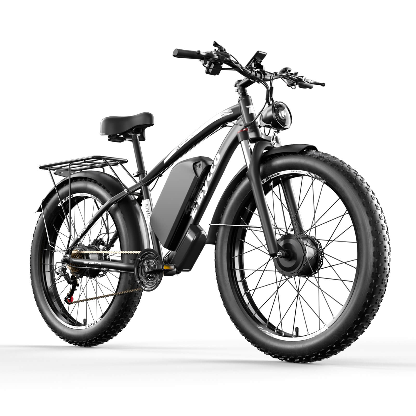 E·BYCCO 24'' EB10 Peak 5000W 52V 32Ah Dual Motors Electric Bike for Women and Men - www.Shopthatapp.com