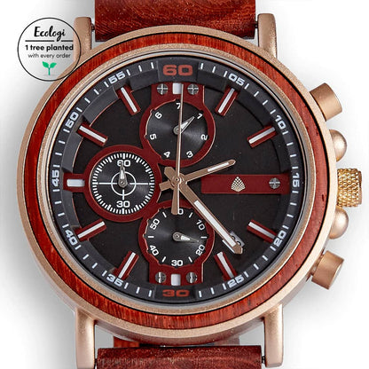 Le Redwood : Montre en bois pour homme