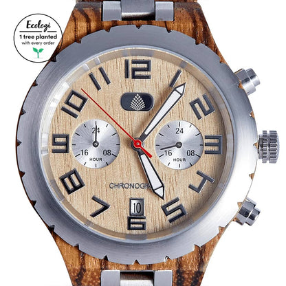 Le Bois de Santal : Montre en Bois pour Homme