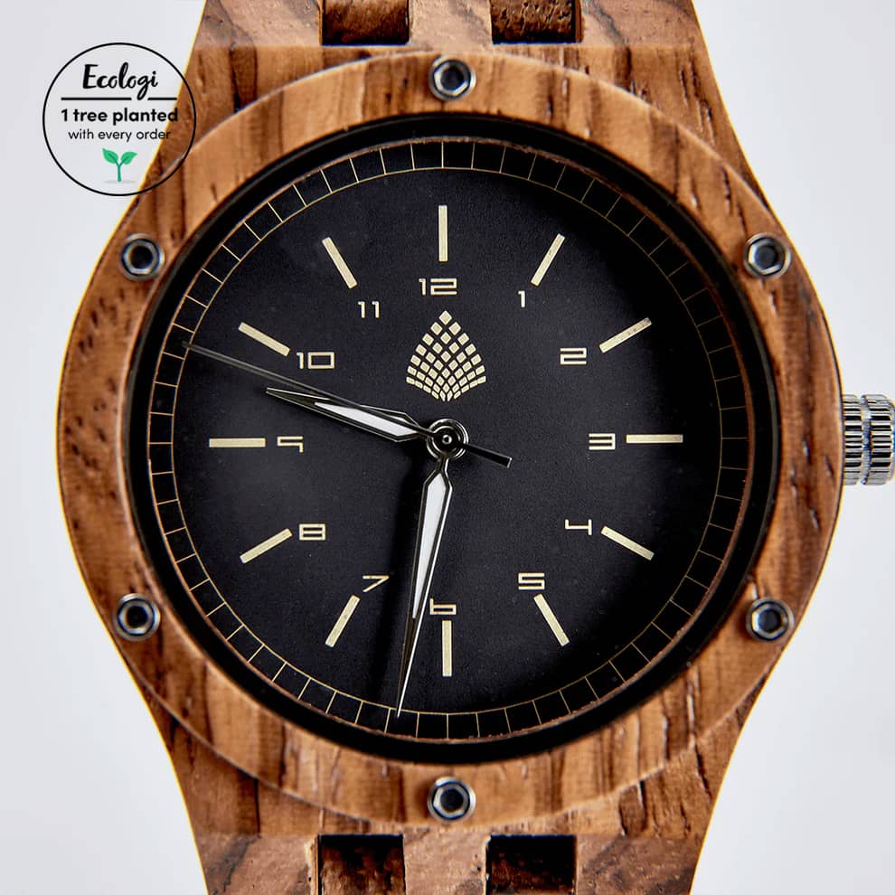 L'If : Montre en bois pour homme