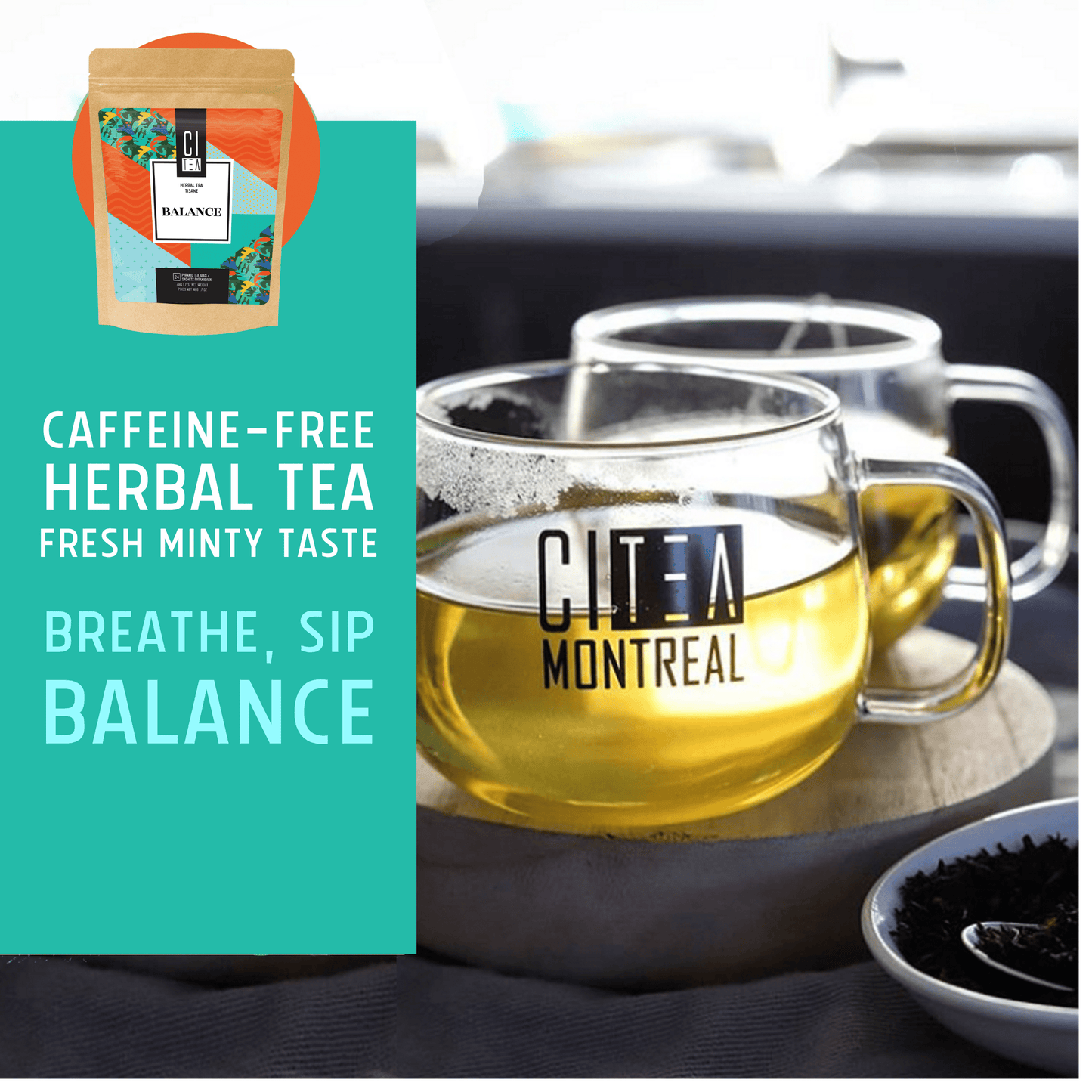 Balance Herbal Tea Pyramid Tea Bags - www.Shopthatapp.com