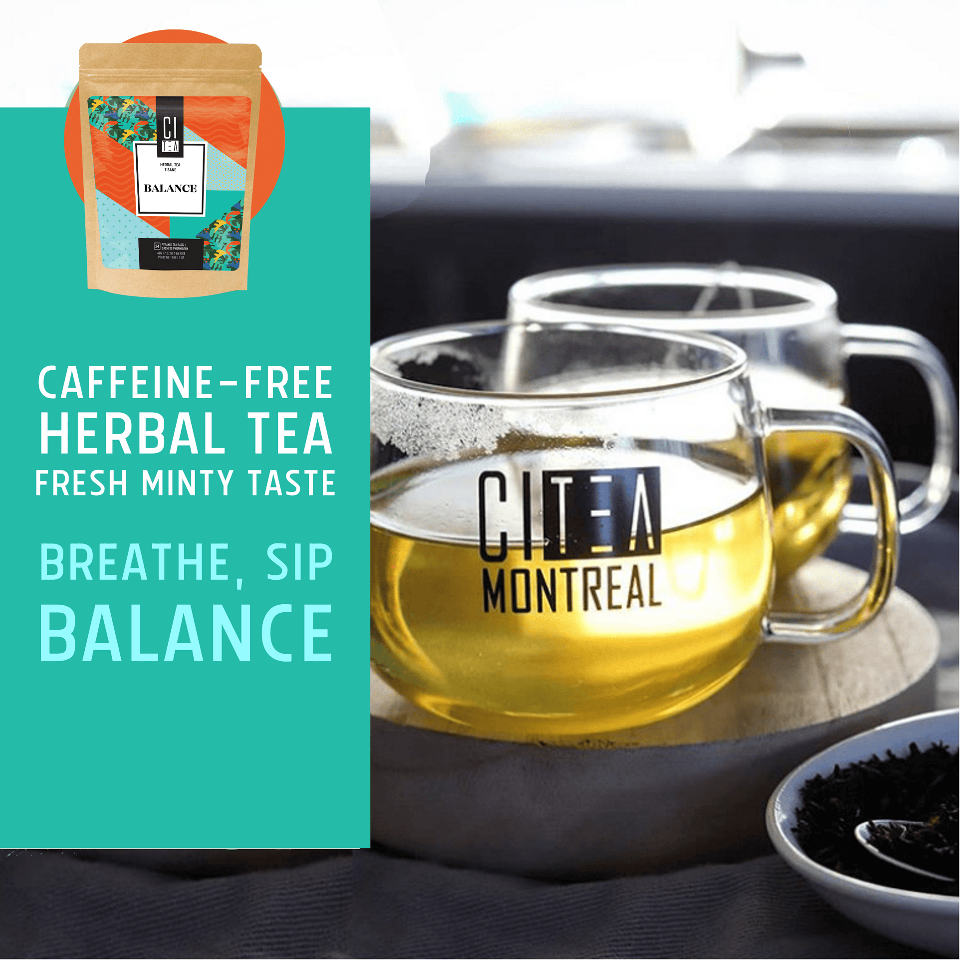 Balance Herbal Tea Pyramid Tea Bags - www.Shopthatapp.com