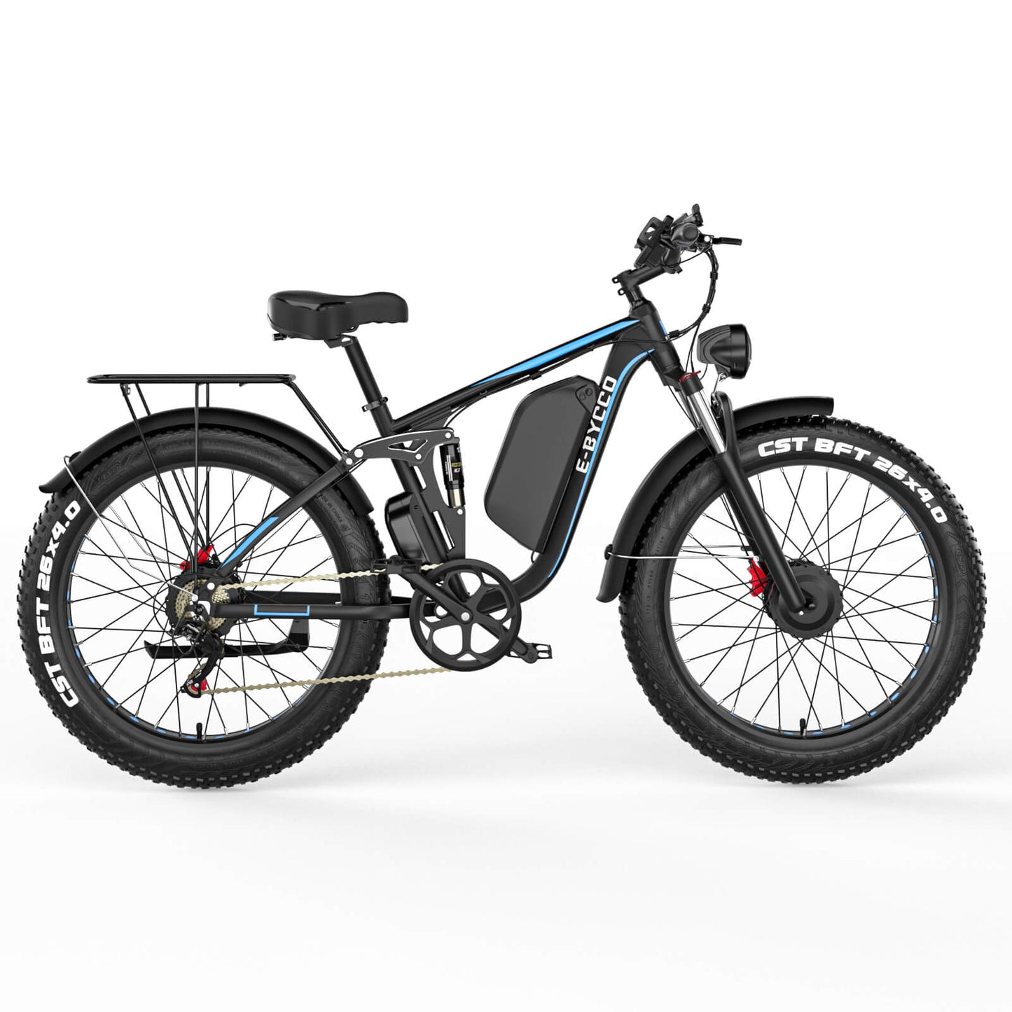 E·Bycco 26"EB7PRO Electric Bike 2000W Peak 3000W 52V23Ah Battery - www.Shopthatapp.com