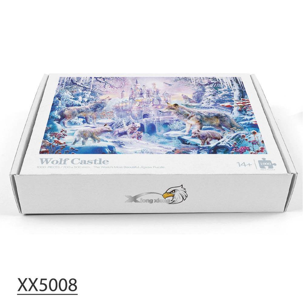 1000-Pc Wolf Castle Jigsaw Puzzle | KidsToyLover - www.Shopthatapp.com