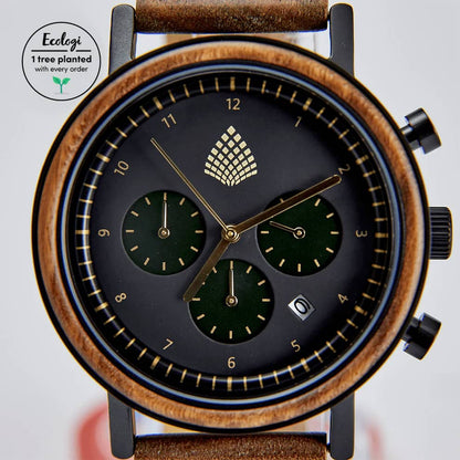 Le Cèdre : Montre en bois pour homme