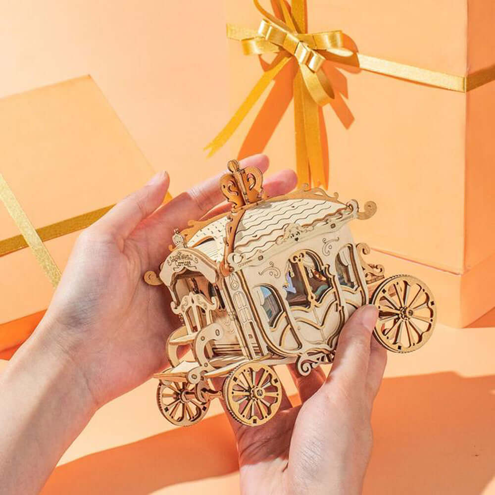 DIY 3D Classic Carriage Wooden Puzzle | Kidstoylover - www.Shopthatapp.com