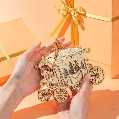 DIY 3D Classic Carriage Wooden Puzzle | Kidstoylover - www.Shopthatapp.com
