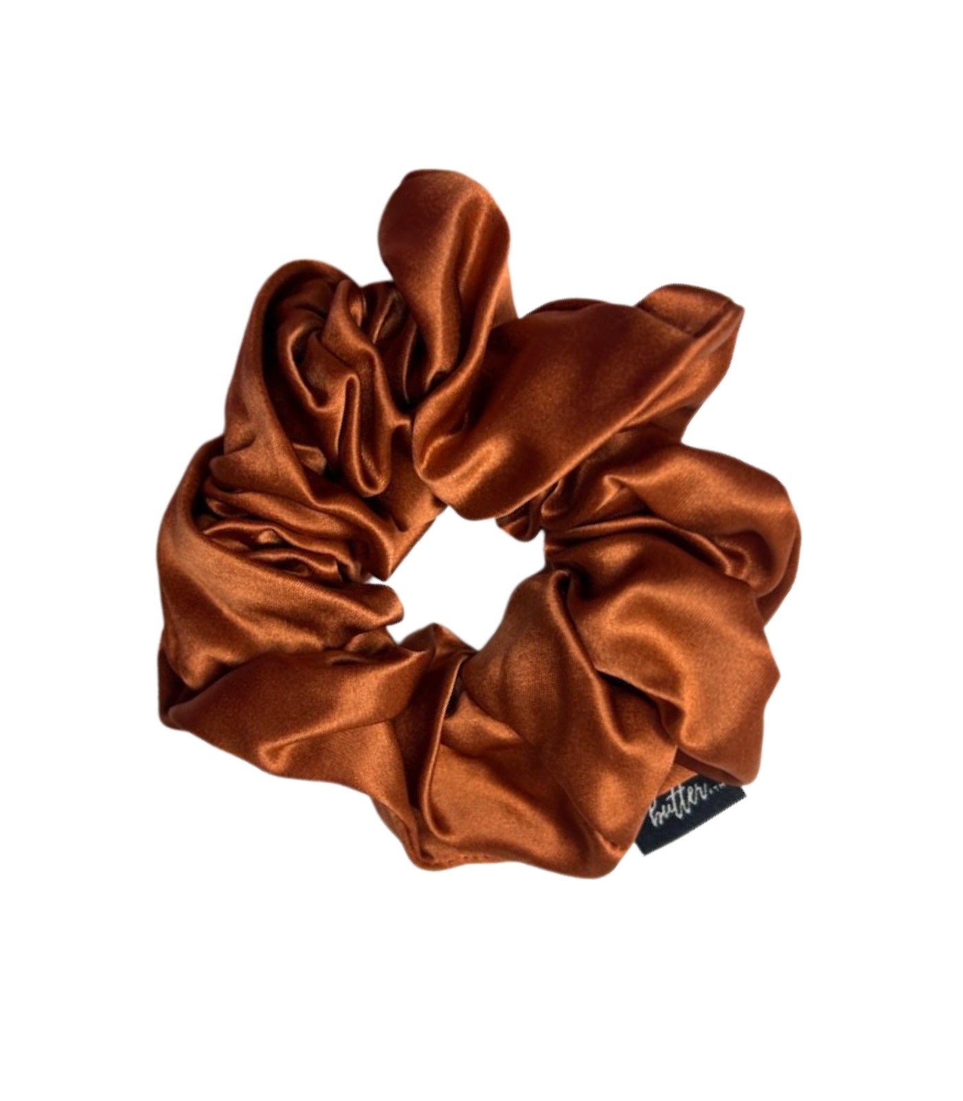 Auburn Silk Scrunchie