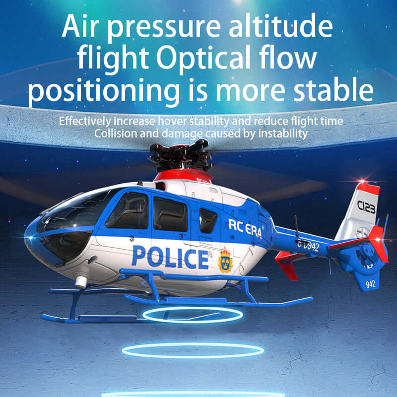 RC ERA C123 6CH Brushless RC Helicopter with Optical Flow, 3 Speed, 1-3 Batteries - www.Shopthatapp.com