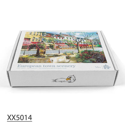 Puzzle 1000 pièces « Voyage en ville européenne » | KidsToyLover