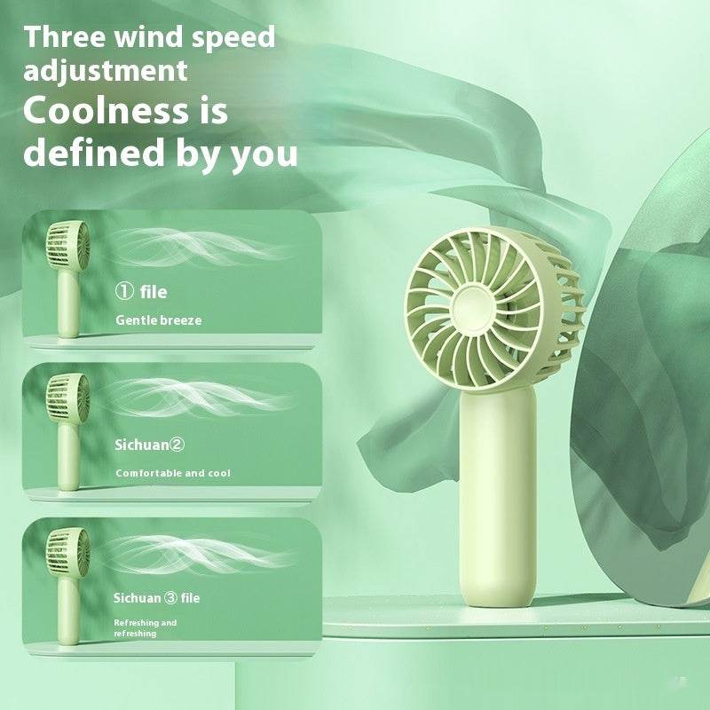 Cross-border Outdoor Handheld Small Electric Fan Portable Small Handheld Fan Mini Usb Handheld Fan Handheld Rechargeable - www.Shopthatapp.com