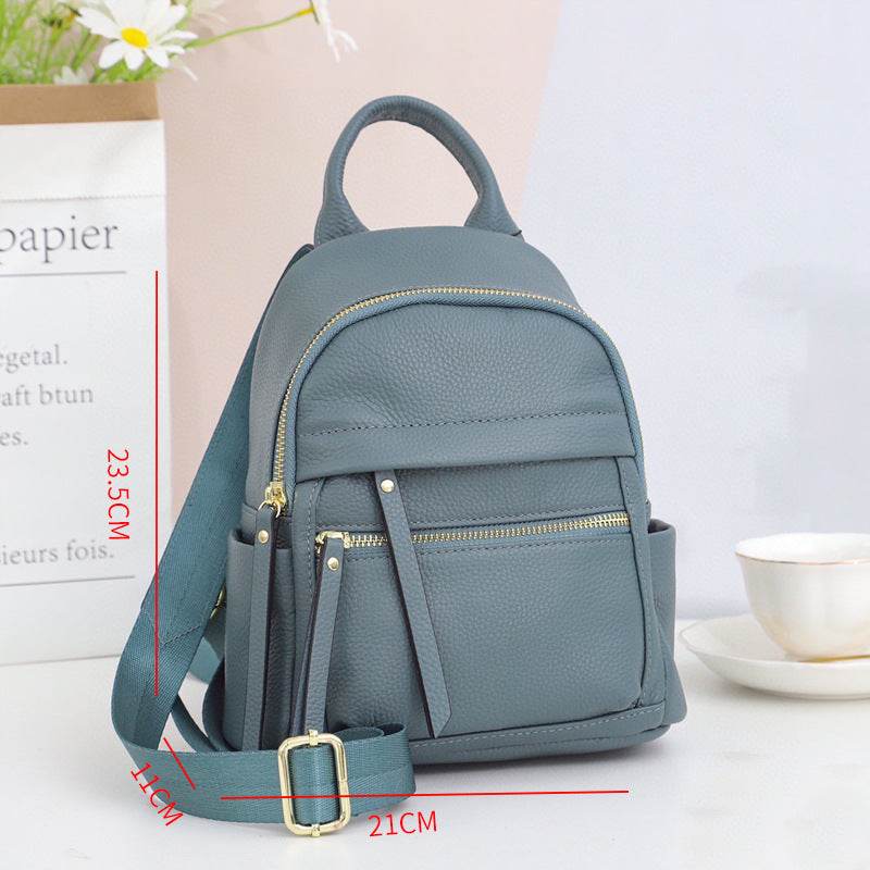Fashion All-matching Leather Travel Bag Large-capacity Backpack - www.Shopthatapp.com