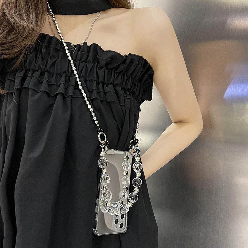 Luxury women wristband iphone case Makeup mirror phone case - www.Shopthatapp.com