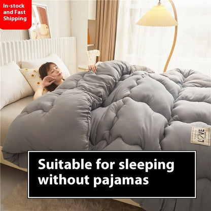 Airable Cover Double Thickened Cotton Duvet Insert - www.Shopthatapp.com