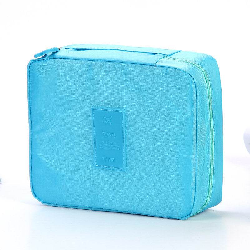Portable Cosmetic Bag Waterproof Divider Multi-grid Pockets Toiletry Bags Travel Storage Handbags Women Make Up Bag - www.Shopthatapp.com