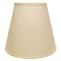 Extra Deep Empire Hardback Lampshade With Washer Fitter, Beige Color Fabric Lampshade For Table Lamps, Natural Linen, 9 Top X 16 Bottom X 14 Height - www.Shopthatapp.com