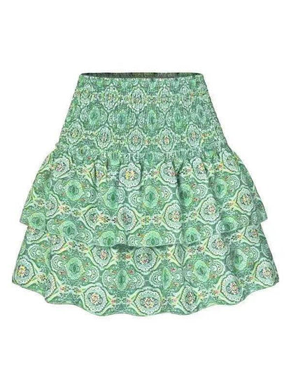 Leisure Versatile Lotus Leaf Women's Mini layered Skirt - www.Shopthatapp.com