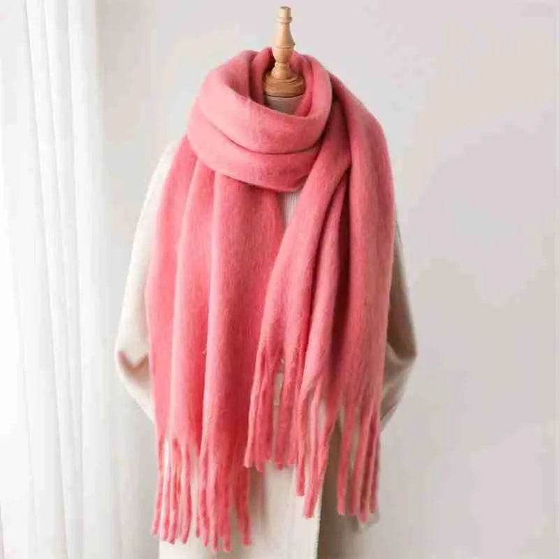 Women's Winter Scarf Cashmere Warm Soft Shawl - www.Shopthatapp.com