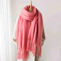 Women's Winter Scarf Cashmere Warm Soft Shawl - www.Shopthatapp.com