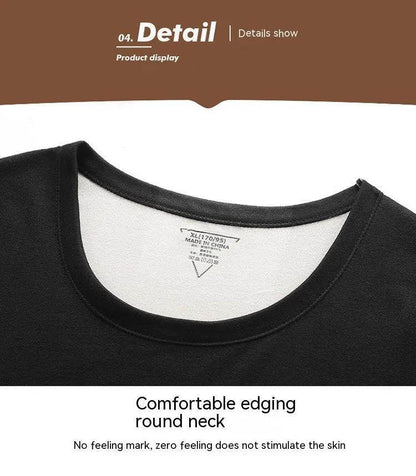 Men's Thermal Underwear Fleece-lined Double-sided Brushed Long John set - www.Shopthatapp.com