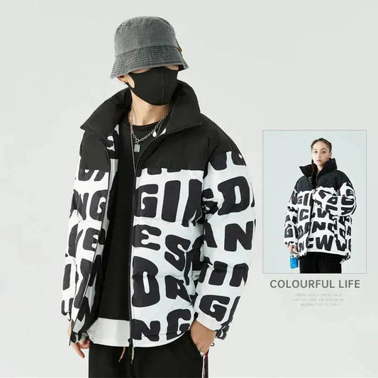 Unisex Teenagers Cotton Padded Hooded Winter Puffer Coat Jacket street style - www.Shopthatapp.com