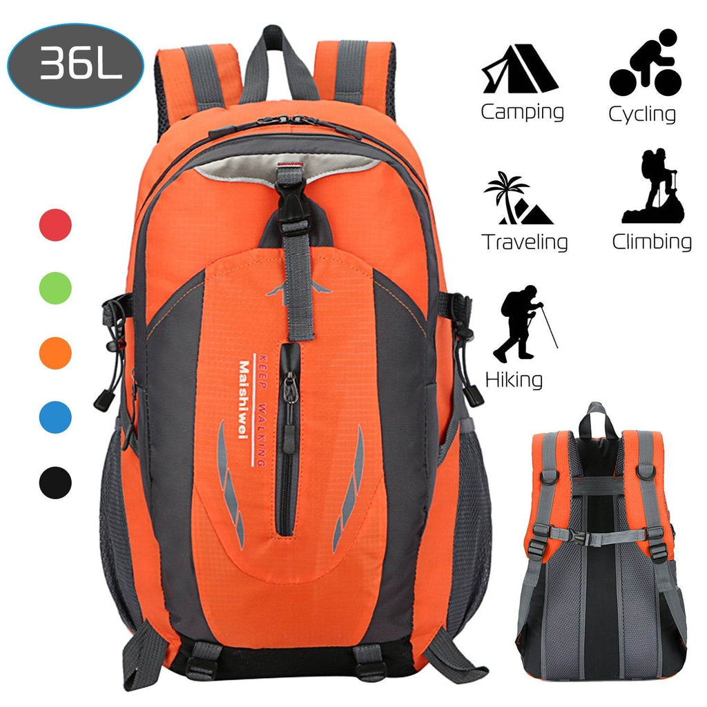 36L Outdoor Backpack Waterproof Daypack Travel Knapsack - www.Shopthatapp.com