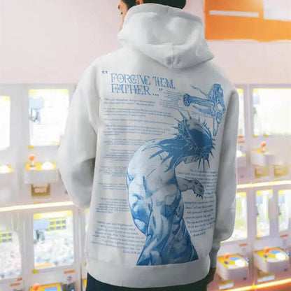 Men's Casual Printed Oversized Hoodie Sweatshirt Hip Pop Streetwear - www.Shopthatapp.com