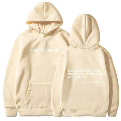 Women's Brushed Hoody Plain Letters - www.Shopthatapp.com