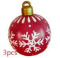 Christmas Ornament Holly Ball Outdoor Tree Decoration Christmas Balls for Yards