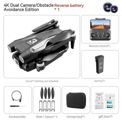 UAV Optical Flow Dual Camera Drone 480p Camera Obstacle Avoidance Aerial Photography Foldable Quadcopter - www.Shopthatapp.com