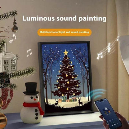 2024 New Luminous Christmas Tree Painting decorations Bluetooth Speaker integrated Gift Ideas - www.Shopthatapp.com