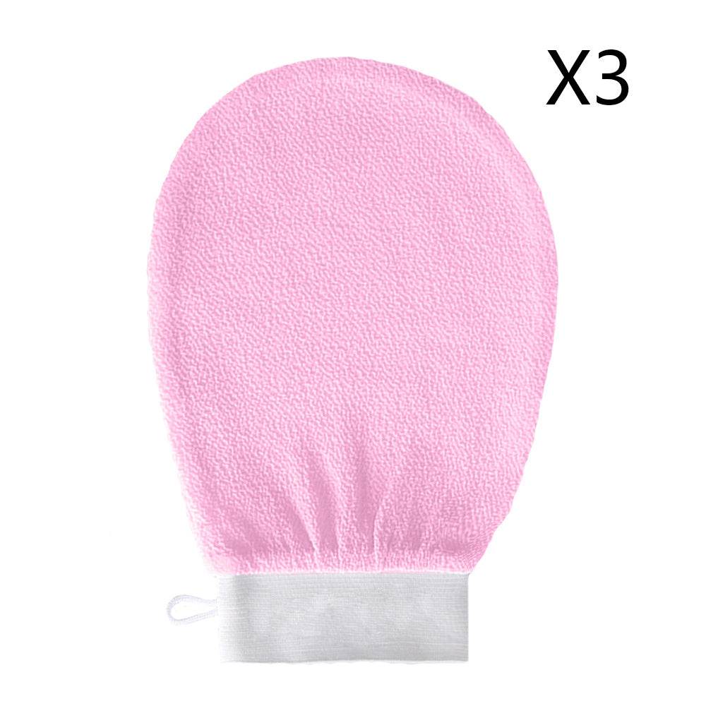 Home Fashion Exfoliating Bath Gloves exfoliating sponge - www.Shopthatapp.com